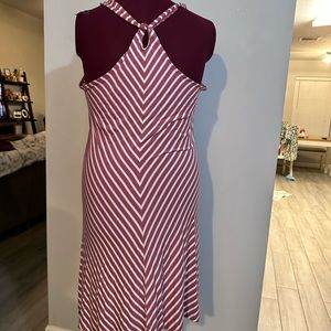 Striped jersey knit dress - comfy!